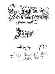 Totenbuch von Wellen (Börde).1647.