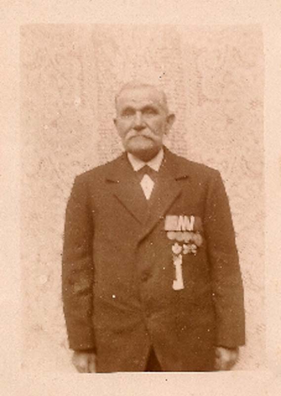 Urgroßvater. August Heinrich Liese. Aufnahme um 1920