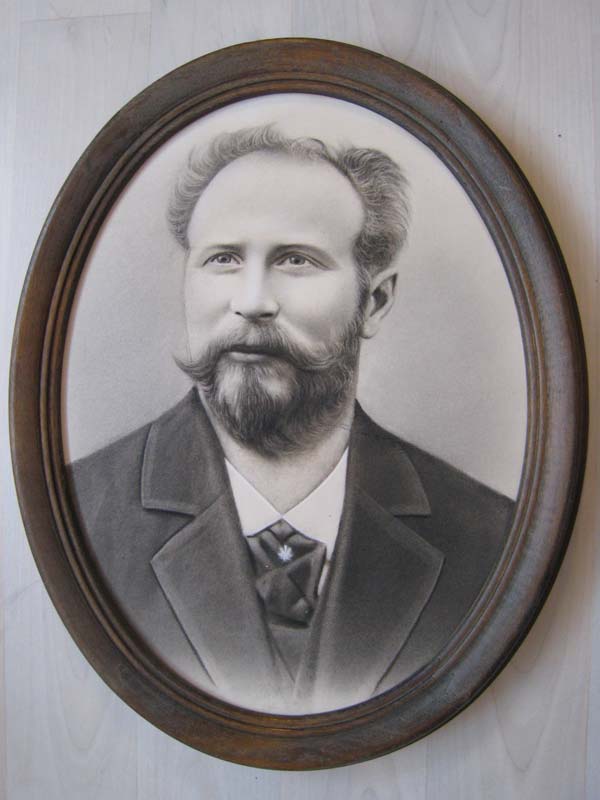 Urgroßvater. Wilhelm Röhrig.<br>Aufnahme um 1892